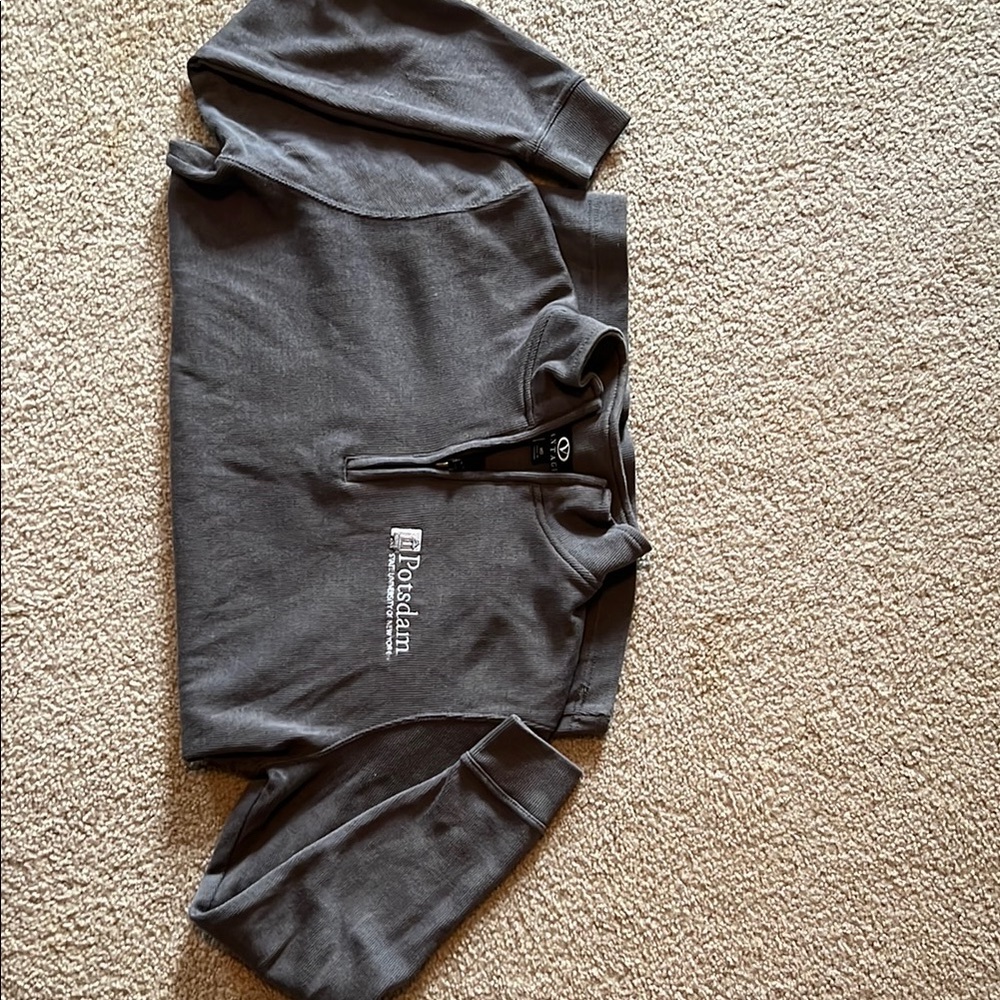 SUNY Potsdam Gray Quarter-Zip